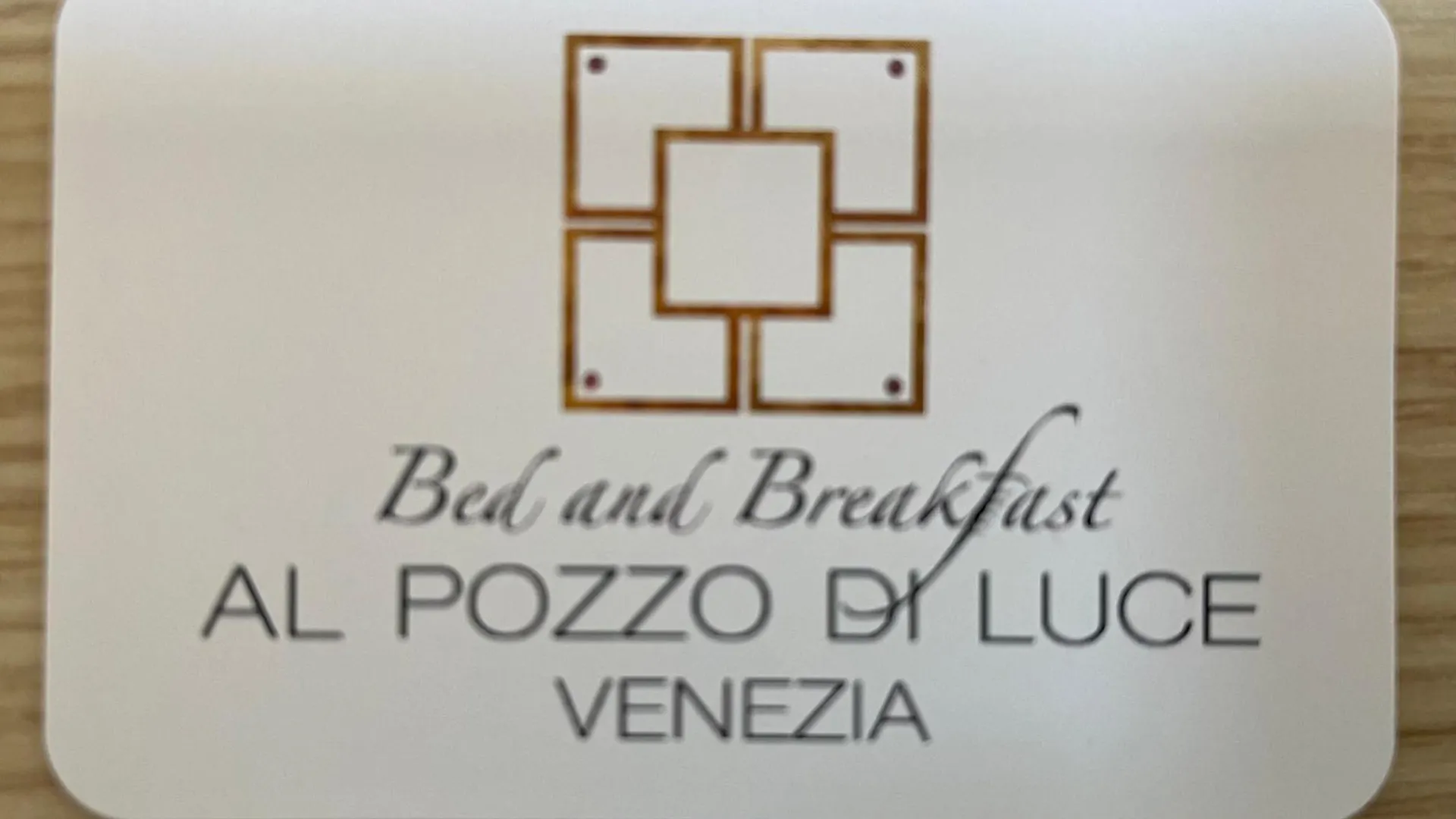Bed & Breakfast B&B Al Pozzo Di Luce Venice